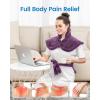 imageRENPHO Heating Pad for Back Pain Relief Birthday Christmas Gifts for Men Dad Him FSA HSA Eligible 24quotx37quot and 24quotx33quot Electric Heat Pad for Neck and Shoulders ETL Certified Gray