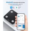 imageRENPHO Smart Bathroom Scale Bluetooth Body Fat Monitor Weight Scale Smart Bluetooth Digital Measuring Tape with Lock Hook Retractable Function