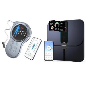 imageRENPHO Smart Scale with Color Display ampamp Smart Tape Measure