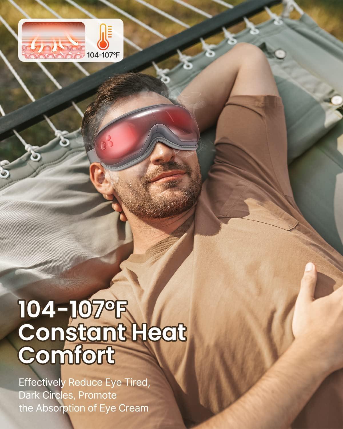 imageActive Massage Gun Deep Tissue Percussion Mini Handheld Massager Gun Eye Massager Eyeris 1 Eye Mask with HeatBluetooth Music