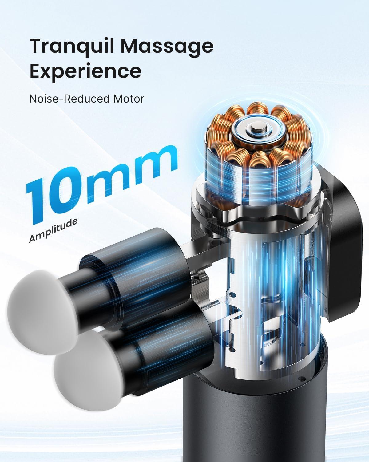 imageRENPHO Hand Held Massager Duo Mini Massage Gun