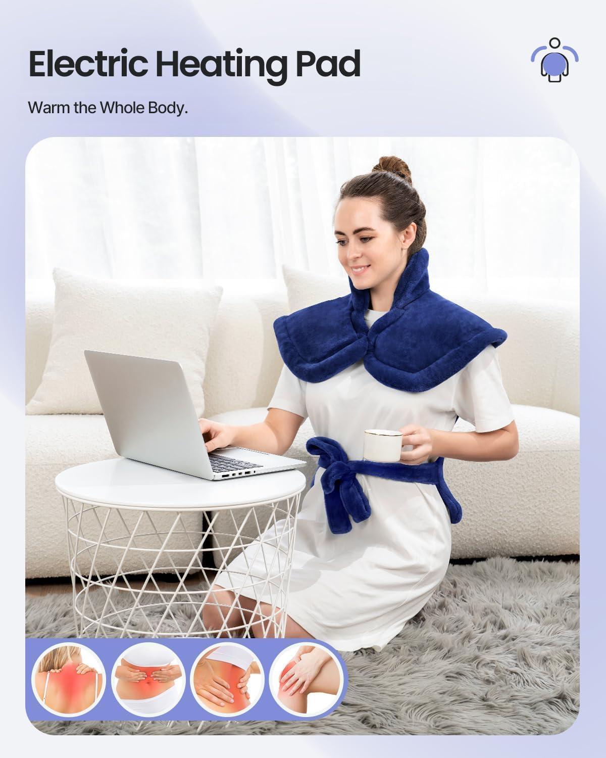 imageRENPHO Heating Pad for Back FSA HSA Approved