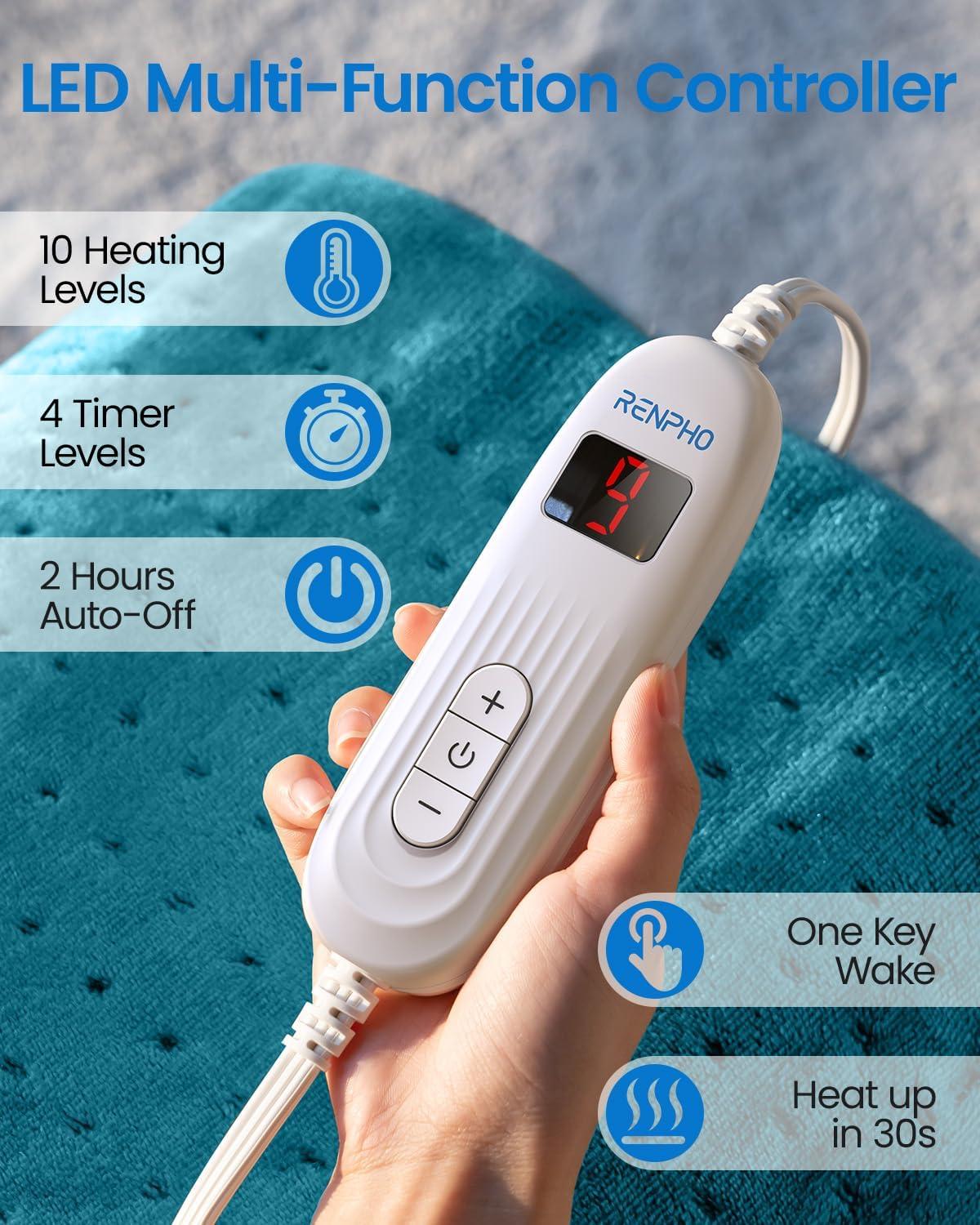 imageRENPHO Heating Pad for Back FSA HSA Approved