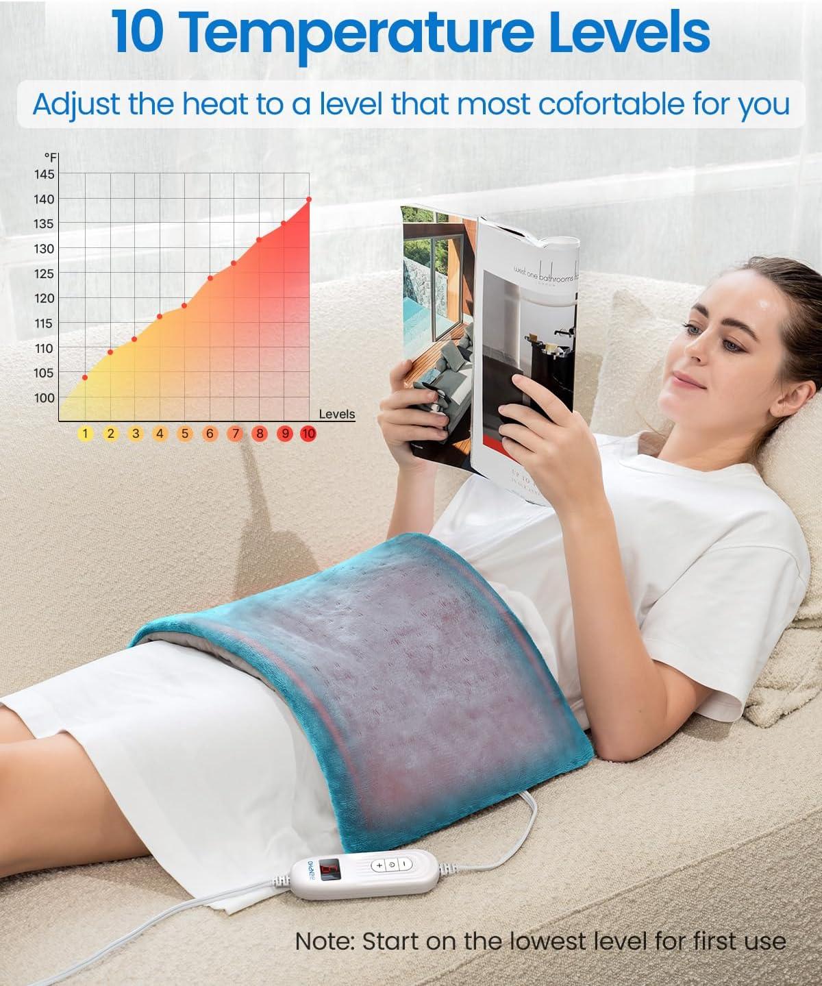 imageRENPHO Heating Pad for Back FSA HSA Approved