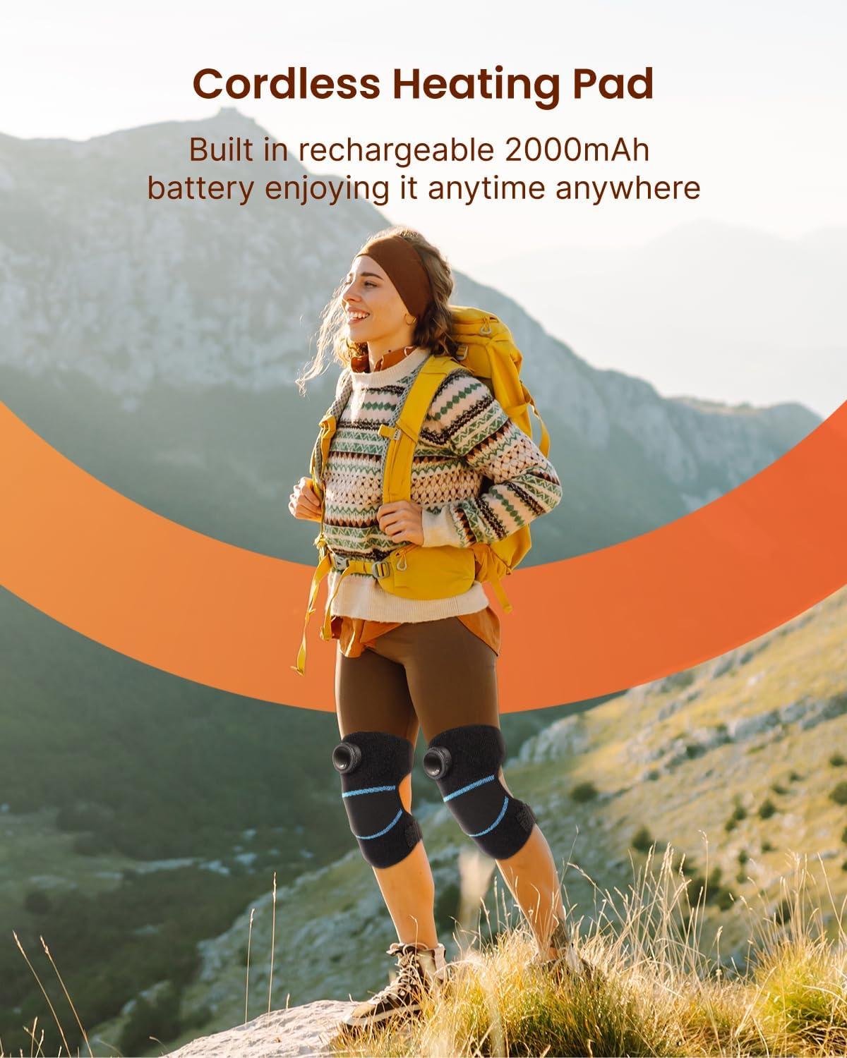 imageRENPHO Neck Shoulder Heating pad ampamp Heating Pad for Knee