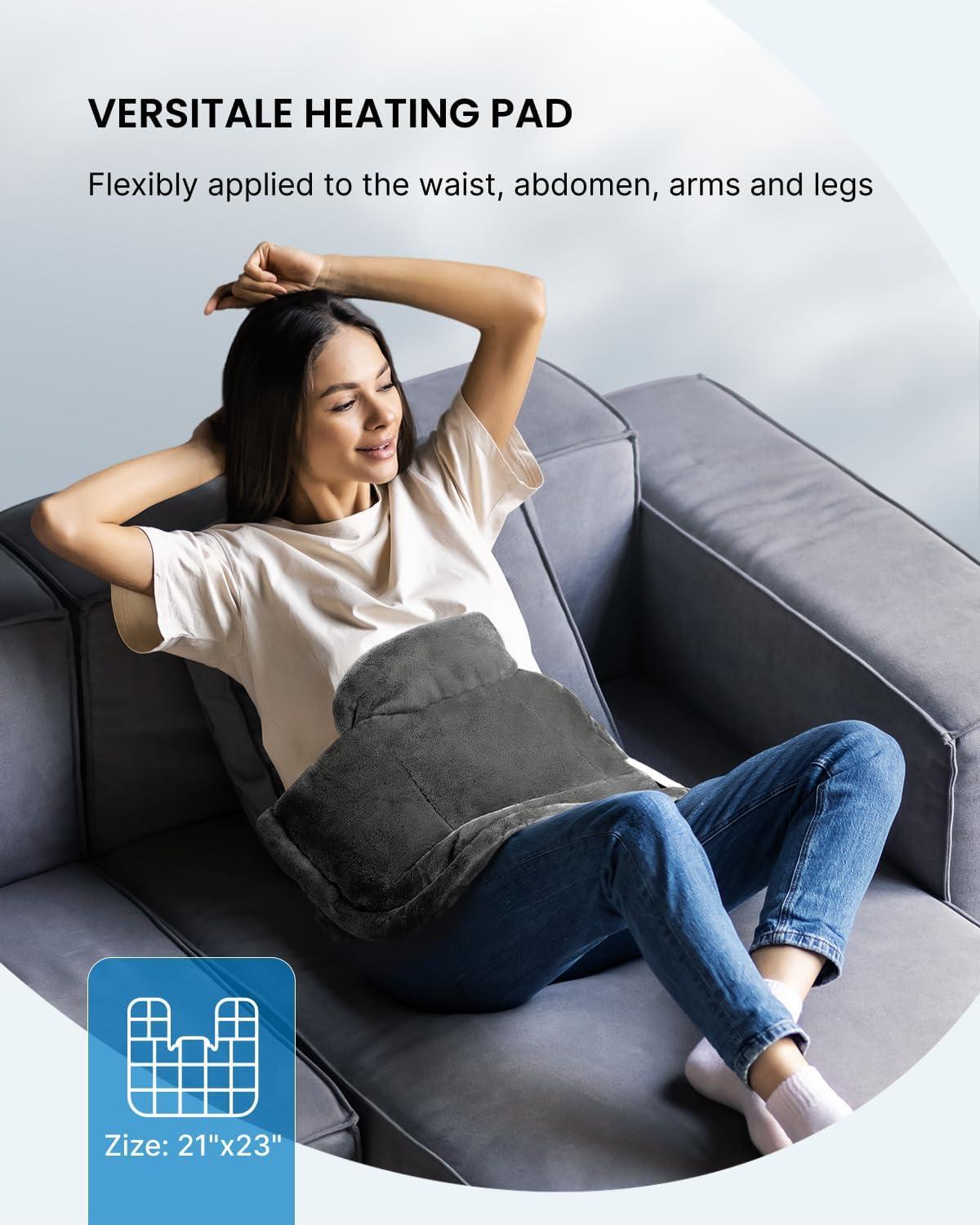 imageRENPHO Neck Shoulder Heating pad ampamp Heating Pad for Knee