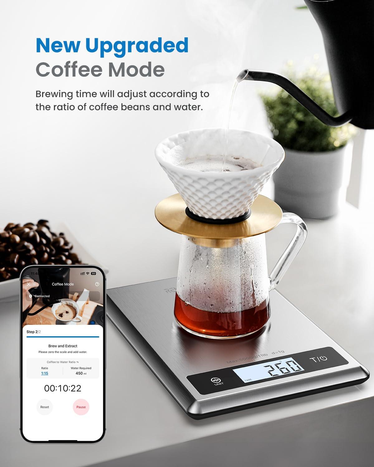 imageRENPHO Smart Body Measuring Tape RENPHO Digital Food Scale with Nutritional Calculator Smart Food Kitchen Scale