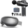 imageActive Massage Gun Deep Tissue Percussion Mini Handheld Massager Gun Eye Massager Eyeris 1 Eye Mask with HeatBluetooth Music