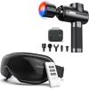 imageRENPHO Thermacool Massage Gun Deep Tissue with Heat and Cold Head Eyeris1 Eye Massager for Migraine with Remote Compression Bluetooth
