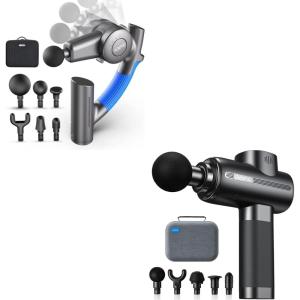 imageRENPHO Active Massage Gun Deep Tissue Muscle R4 Massage Gun with Adjustable Arm