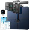 imageRENPHO 8Electrode Body Composition Scale with BMI RENPHO Body Measuring Tape Bluetooth Smart Tape Measure with Lock Hook ampamp Retractable Function