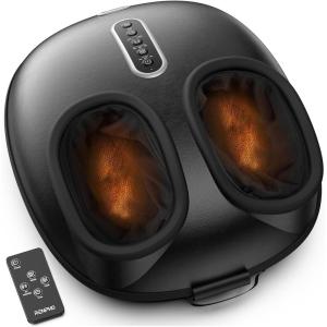 imageRENPHO Foot Massager with Heat 2026 Upgraded Birthday Christmas Gifts for Women Men Elderly FSA Eligible Shiatsu Foot Massager for Plantar Fasciitis DeepKneading Air Squeezing Feet Massager