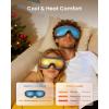 imageRENPHO Eyeris 3 Eye Massager with Heat and Cooling Birthday Christmas Gifts for Women Mom Men Him Her Voice Control Eye Mask for Migraines Eye Care with DIY Massage Reduce Dry EyesBSliveryVoice Controlled