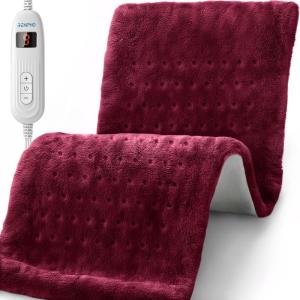 imageRENPHO Heating pad for Back Pain Heating Pad for Neck and Shoulder and Back with Auto Shut Off Best Valentines Day Gifts for Women Men Dad Mom FSA Eligible ETL Certified 12quotx24quot GreenCred