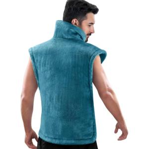 imageRENPHO King Size Heating Pad for Back Valentines Day Gifts for Her Him ampamp Birthday Gifts for Men Women FSA Eligible 24quotx37quot XL Large Heat Pad for Neck and Shoulders ETL Certified Dark BlueIblue