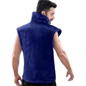 imageRENPHO King Size Heating Pad for Back Valentines Day Gifts for Her Him ampamp Birthday Gifts for Men Women FSA Eligible 24quotx37quot XL Large Heat Pad for Neck and Shoulders ETL Certified Dark BlueLdack Blu