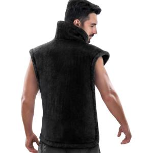 imageRENPHO King Size Heating Pad for Back Valentines Day Gifts for Her Him ampamp Birthday Gifts for Men Women FSA Eligible 24quotx37quot XL Large Heat Pad for Neck and Shoulders ETL Certified Dark BlueKblack