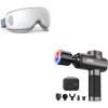 imageRENPHO Massage Gun Deep Tissue with Heat and Cold Head ampamp Eyeris Zen UltraQuiet Eye Massager with Heat
