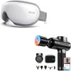 imageRENPHO Massage Gun with Heat and Cold FSA Eligible HSA Eye Massager with Heat