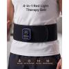 image:imageRENPHO Cordless Heating Pad for Back Pain Red Light Therapy Belt for Low Back Waist Shoulder Sweatproof TPU Cover Vibration Timer Adjustable Strap Mothers Day Birthday Gifts for Women Men Mom