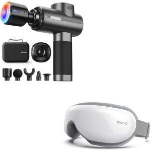 image:imageRENPHO Eye Massager with Heat Massage Gun with Heat