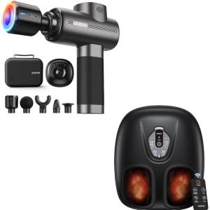 image:imageRENPHO Foot Massager Massage Gun with Heat