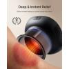 image:imageRENPHO Emberace Cup Smart Cupping Massager with 3 Suction Levels up to 55KPa and 850nm Infrared Heating Rechargeable Massage Device with 70 min Runtime MultiDevice Sync 3 Heads amp Storage Pouch