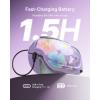 image:imageRENPHO Limited Edition Mothers Day Gifts Eye Massager with Heat and Cooling Voice Control Massaging Eye Mask for Migraine Headache Dry Eyes and Stress Relief  Eyeris 3Purple