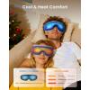 image:imageRENPHO Limited Edition Mothers Day Gifts Eye Massager with Heat and Cooling Voice Control Massaging Eye Mask for Migraine Headache Dry Eyes and Stress Relief  Eyeris 3Blue