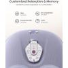 image:imageRENPHO Foot Massager Machine with Heat 2026 Upgraded Shiatsu Foot Massager for Plantar Fasciitis Mothers Day Gifts for Mom Cordless Control Birthday Gifts for Women Men PinkBpurple