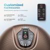 image:imageRENPHO Foot Massager Machine with Heat 2026 Upgraded Shiatsu Foot Massager for Plantar Fasciitis Mothers Day Gifts for Mom Cordless Control Birthday Gifts for Women Men PinkCbrown