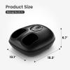 image:imageRENPHO Foot Massager Machine with Heat 2026 Upgraded Shiatsu Foot Massager for Plantar Fasciitis Mothers Day Gifts for Mom Cordless Control Birthday Gifts for Women Men PinkBlack