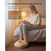 image:imageRENPHO Foot Massager Machine with Heat 2026 Upgraded Shiatsu Foot Massager for Plantar Fasciitis Mothers Day Gifts for Mom Cordless Control Birthday Gifts for Women Men PinkZbeige