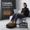 image:imageRENPHO Foot Massager Machine with Heat 2026 Upgraded Shiatsu Foot Massager for Plantar Fasciitis Mothers Day Gifts for Mom Cordless Control Birthday Gifts for Women Men PinkBlack