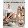 image:imageRENPHO Foot Massager Machine with Heat 2026 Upgraded Shiatsu Foot Massager for Plantar Fasciitis Mothers Day Gifts for Mom Cordless Control Birthday Gifts for Women Men PinkZbeige