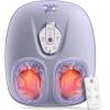 image:imageRENPHO Foot Massager Machine with Heat 2026 Upgraded Shiatsu Foot Massager for Plantar Fasciitis Mothers Day Gifts for Mom Cordless Control Birthday Gifts for Women Men PinkBpurple