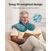 image:imageRENPHO Heating Pad for Neck Shoulder amp Back Weighted Heating Pad with 6 Heat Levels 3 Autooff Timers Soft Machine Washable Flannel ETL Safety Certified Overheat Protection Removable Controller