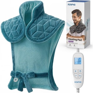 image:imageRENPHO Heating Pad for Neck Shoulder amp Back Weighted Heating Pad with 6 Heat Levels 3 Autooff Timers Soft Machine Washable Flannel ETL Safety Certified Overheat Protection Removable Controller