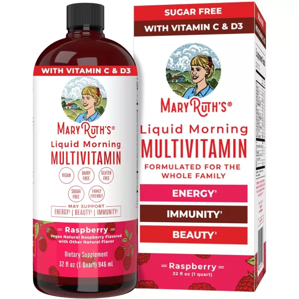 Multivitamin for Women Men ampamp Kids  Vegan Sugar Free  Womens Multivitamin ampamp Multimineral  Vitamins for Women  Beauty ampamp Energy Womens Multivitamin  Daily Multivitamins  NonGMO  1522 Fl OzRaspberry