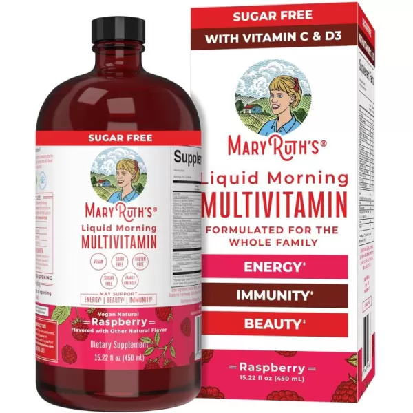 Multivitamin for Women Men ampamp Kids  Vegan Sugar Free  Womens Multivitamin ampamp Multimineral  Vitamins for Women  Beauty ampamp Energy Womens Multivitamin  Daily Multivitamins  NonGMO  1522 Fl OzRaspberry