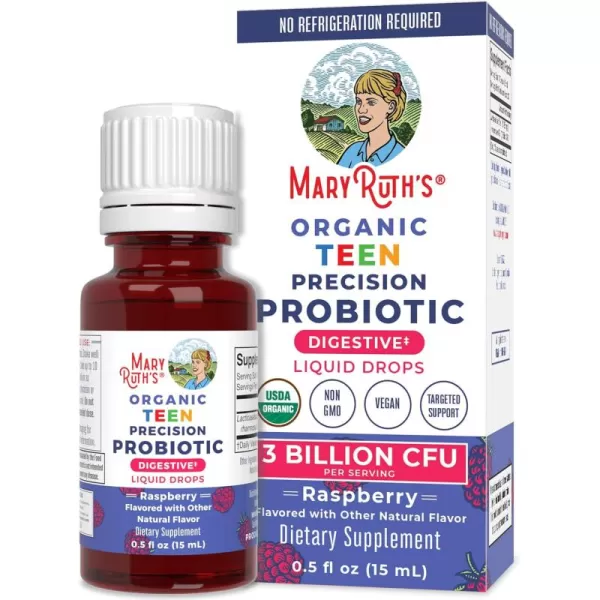 Baby Probiotic Drops by MaryRuths  Liquid Precision Probiotics for Digestive Health  Colic Calm  Occasional Colic Baby Relief  USDA Organic  Vegan  Baby Essentials 30 ServingsTeen