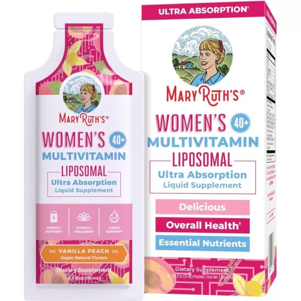 Multivitamin for Women 40  Womens Multivitamin Liposomal  Immune Support Supplement  Energy Supplements ampamp Sleep Aid  Methylated Multivitamin  Vegan  Sugar Free  NonGMO  14 Servings