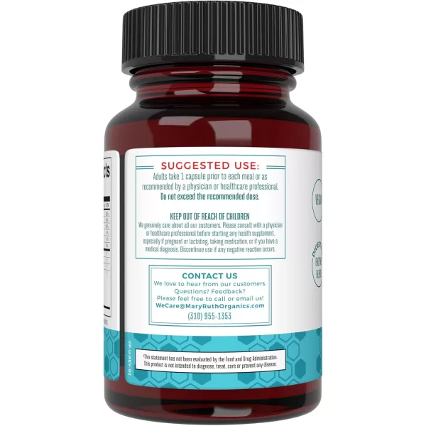 Digestive Enzymes Capsules  Up to 2 Month Supply  Enzyme Supplement for Gut Health Support  Digestion ampamp Immune Support with Amylase  Lipase ampamp Lactase  Vegan  Gluten Free  60 CountUnflavored