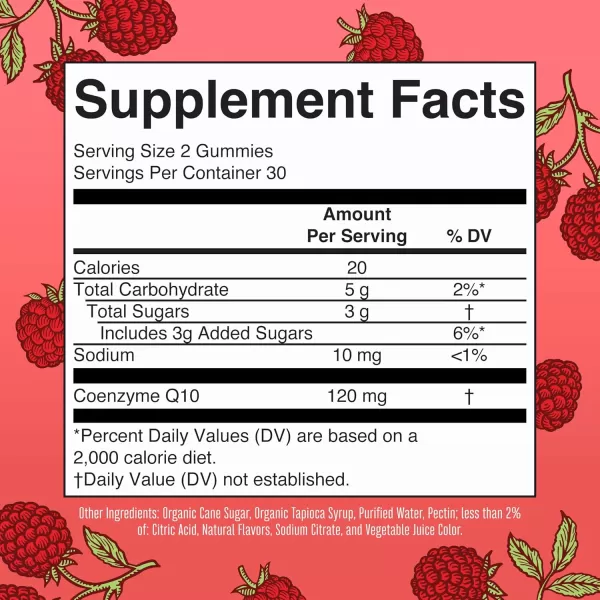 MaryRuth Organics CoQ10  1 Month Supply  CoQ10 Gummies  CoQ10 Supplements for Adults ampamp Kids  Gummy Supplements for Heart Health ampamp Cellular Energy  Vegan  NonGMO  Gluten Free  60 Count