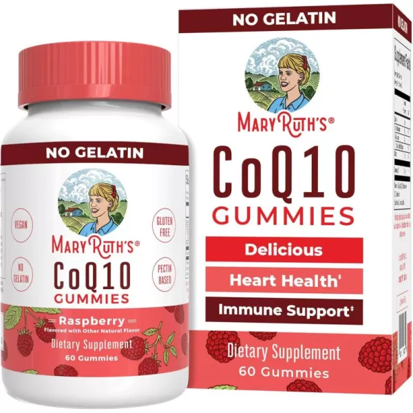 MaryRuth Organics CoQ10  1 Month Supply  CoQ10 Gummies  CoQ10 Supplements for Adults ampamp Kids  Gummy Supplements for Heart Health ampamp Cellular Energy  Vegan  NonGMO  Gluten Free  60 Count