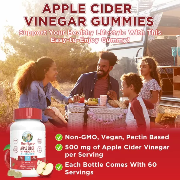 imageMary Ruths Apple Cider Vinegar Gummies 60 CT