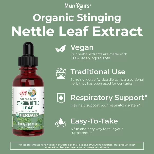 imageMaryRuth Organics Stinging Nettle Leaf Extract  Detox Supplement Herbal Drops  USDA Organic  Vegan  NonGMO  Gluten Free  1 Fluid OzUnflavoured