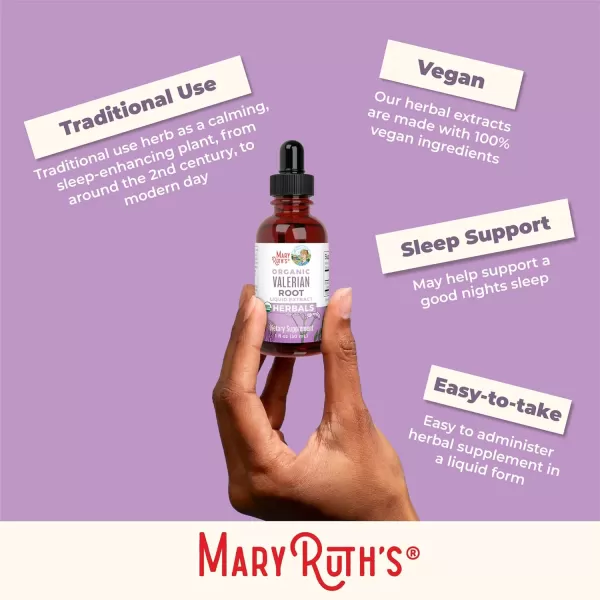 imageMaryRuth Organics Valerian Root Liquid Drops  2 Month Supply  Sugar Free  USDA Organic Valerian Root Drops  Support Sleep  Calm and Stress Relief  Vegan  NonGMO  Gluten Free  60 ServingsUnflavored