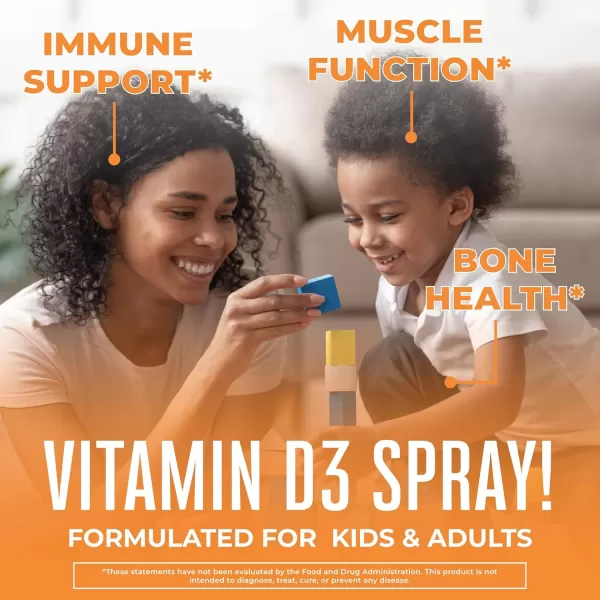 imageMaryRuth Organics Vitamin D USDA Organic  Vitamin D3 Liquid  Sugar Free  Liquid Vitamin D Spray Immune Support for Adults ampamp Kids  Bone Health  Vit D3  Vegan  Gluten Free  NonGMO  30 Servings