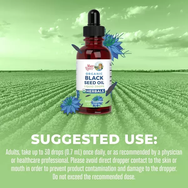 imageMaryRuth Organics Black Seed Oil Liquid Drops Cold Pressed 3 Month Supply USDA Organic Black Cumin Seed Oil Immune Support Respiratory Health Sugar Free Vegan NonGMO Gluten Free 2 Fl OzUnflavored